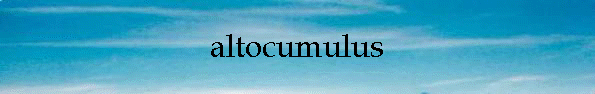 altocumulus
